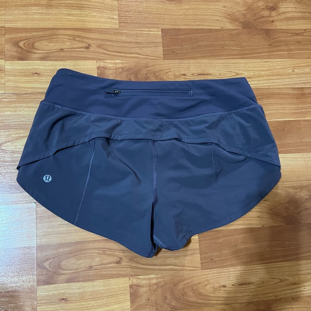 Lululemon speed up shorts - dusty purple